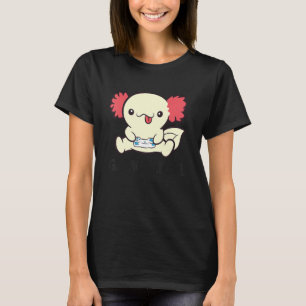 T-shirt Jeux Vidéo Axolotl Axolotl Gamesalotl