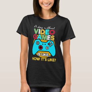 T-shirt Jeux Vidéo Citer l'amour Jouer aux jeux vidéo