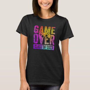 T-shirt Jeux vidéo colorés diplômé Game Over promotion