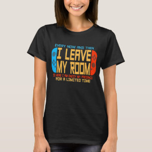 T-shirt Jeux Vidéo De Temps En Temps Et Puis Je Laisse Mon
