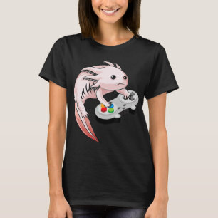 T-shirt Jeux vidéo Gamesolotl Axolotl Jeux Kawaii Anime