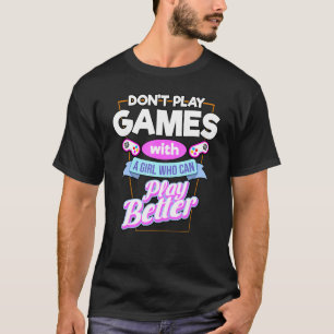 T-shirt Jeux Vidéo Jeu Gamer Girl 12