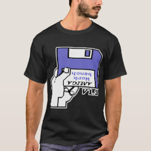 T-shirt Jeux vidéo rétro Commodore Amiga Workbench Insert