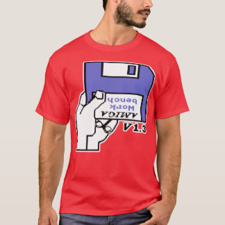 T-shirt Jeux Vidéo Rétro Commodore Amiga Workbench Inserti
