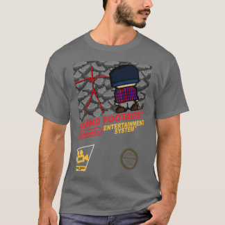 T-shirt Jeux Vidéo Rétro Nintendo NES Couverture Art Trouv