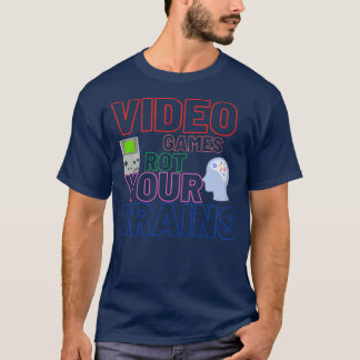 T-shirt Jeux Vidéo Rot Your Brains 72