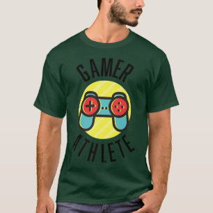T-shirt Jeux Vidéo Sport E Athlète, Jeux Vidéos Cool Polic