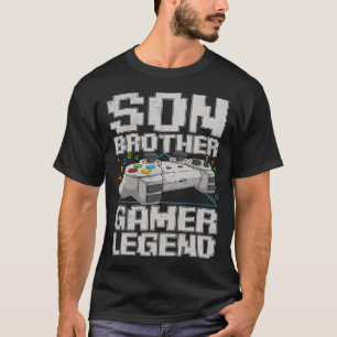 T-shirt Jeux Vidéos Vintages Pour Garçons Brother S