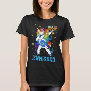 T-shirt Jewnicorn Cute Unicorn Hanoukka Chanukah Pajamas G