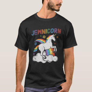 T-shirt Jewnicorn Funny Juif Unicorn Chanukah Girls Hanu