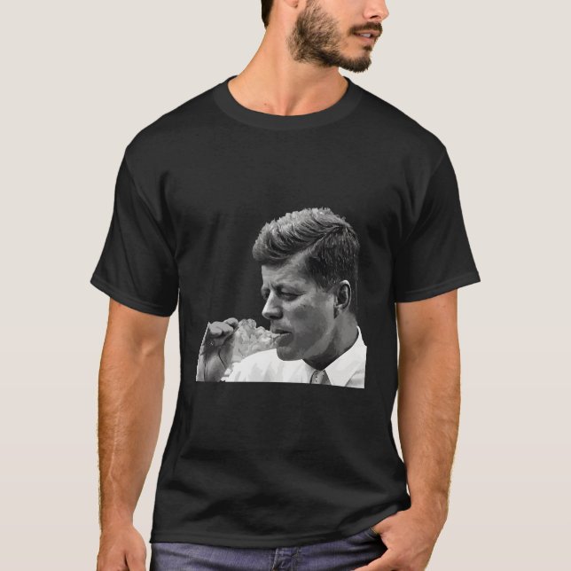 T-shirt Jfk John F Kennedy Fumeur de cigares (Devant)