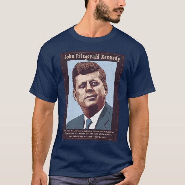 T-shirt JFK - mesure (Devant)