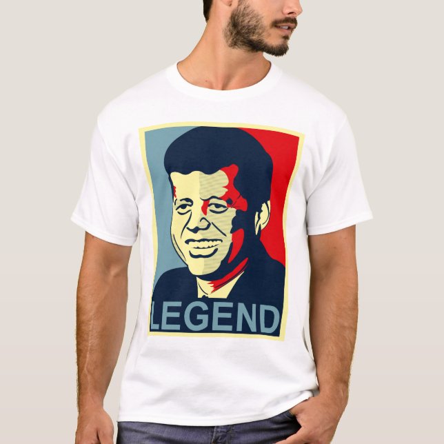 T-shirt jfk, une légende vraie (Devant)