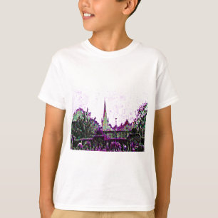 T-shirt jGibney pourpre de jardin de Stratford-sur-Avon