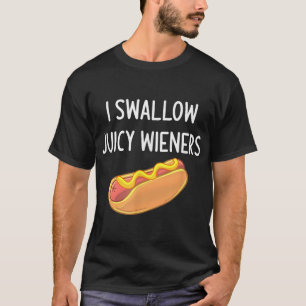 T-shirt J'hirondelle des Wieners juteux amusant plaisanter