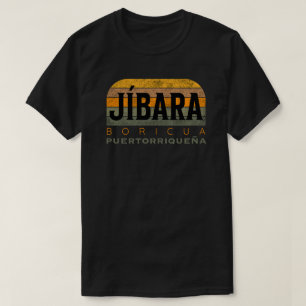 T-shirt Jibara Boricua Puertorriqueña