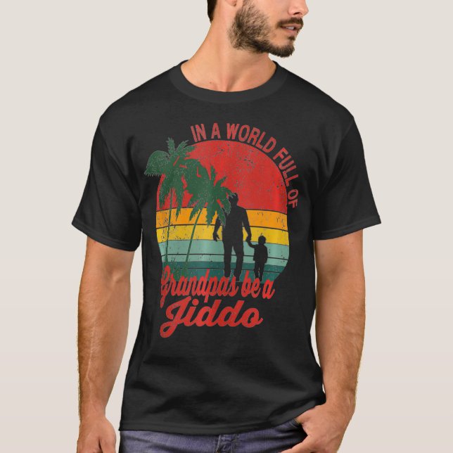 T-shirt Jiddo grand-père arabe arabe grand-père grand-père (Devant)