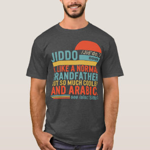 T-shirt Jiddo Noun Définition Arabe Grand-père Pères D