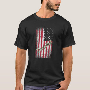 T-shirt J'Identifie Comme Drapeau Américain Patriotique Va