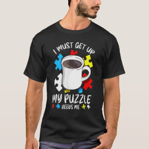 T-shirt Jigsaw Puzzle Coffee Drinker Caffeined Citation