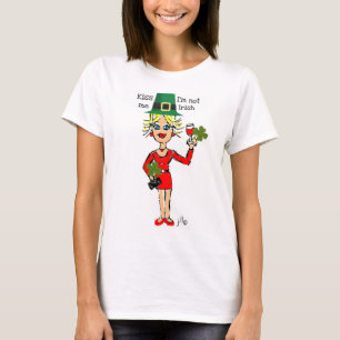 T-shirt JILLIE BLOND : "EMBRASSEZ-MOI… que je ne suis pa