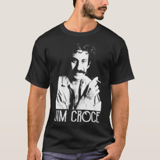 T-shirt Jim Croce classique - Crayon blanc