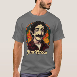 T-shirt Jim Croce Ventilateur Rétro Design d'oeuvres 1