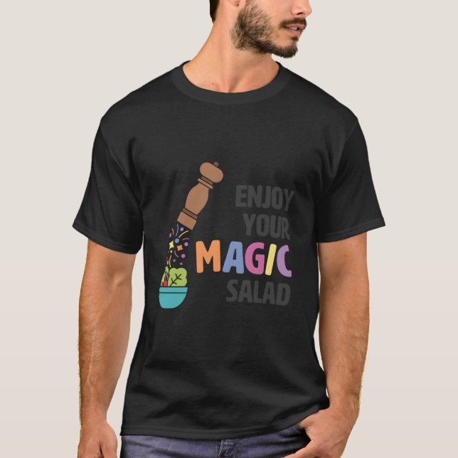 T-shirt Jim Gaffigan Profitez De Votre Salade Magique (Devant)