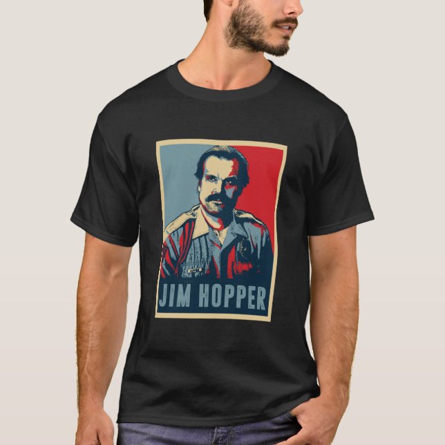 T-shirt Jim Hopper  (Devant)