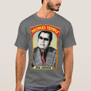 T-shirt Jim Jones Peoples Temple Style Rétro Ventilateur A