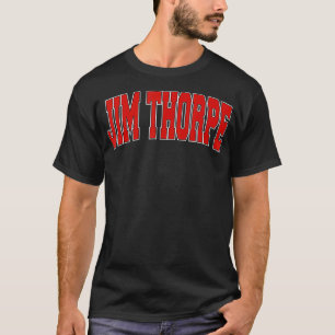 T-shirt JIM THORPE PA PENNSYLVANIA Style Varsity USA Vinta