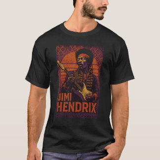 T-shirt Jimi Hendrix – Psychedelic Rock Legend Vintage Art