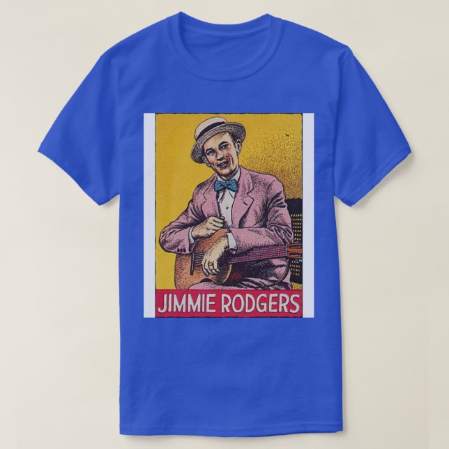 T-shirt Jimmie Rodgers Classic Country Hommage (Design devant)