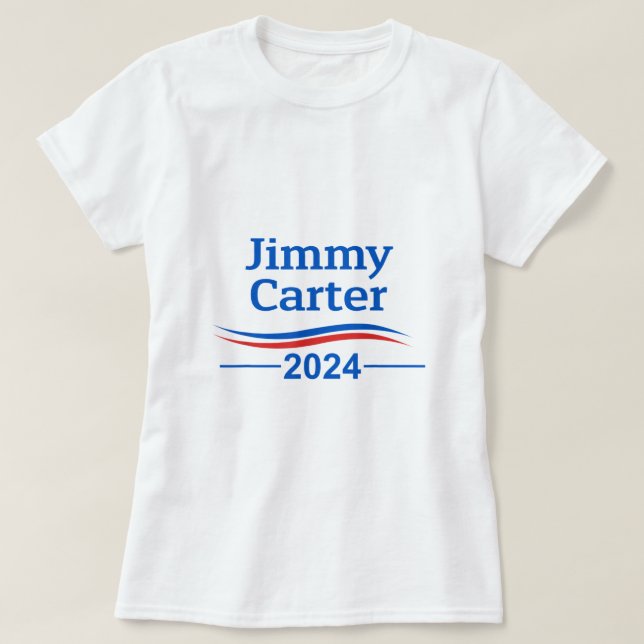 T-shirt Jimmy Carter 2024 Carter 2024 Président libéral D (Design devant)