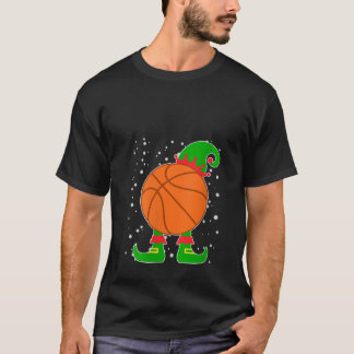 T-shirt Jingle Ballers Christmas Basket Ball Xmas Elf Squa