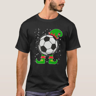 T-shirt Jingle Ballers Christmas Soccer Ball Xmas Elf Squa