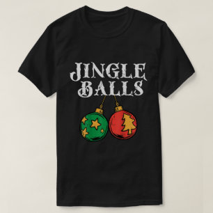 T-shirt Jingle Balls Tinsel Funny Matching Couple Ret