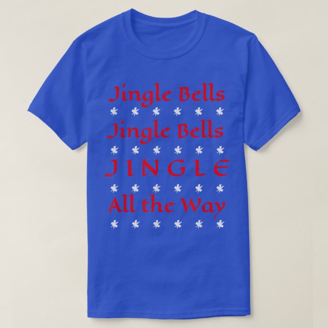 T-shirt Jingle Bells UglyChristmasParty Tee (Design devant)