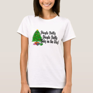 T-shirt Jingle Belly Baby sur le chemin de la maternité