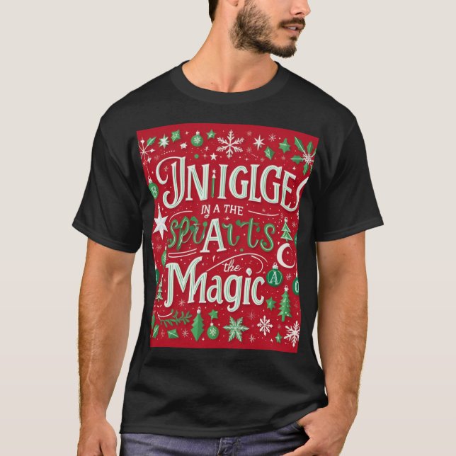 T-shirt Jingle dans l'Esprit, la Magie (Devant)