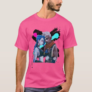 T-shirt Jinx Ekko Arcane Cinéma Riot League of Legends