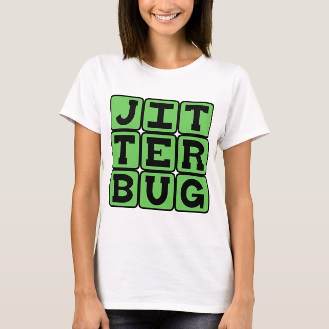 T-shirt Jitterbug, Type de danse (Devant)
