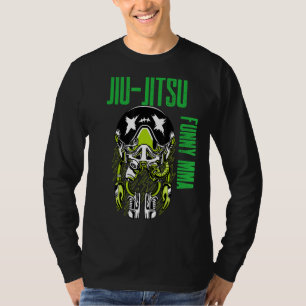 T-shirt Jiu Jitsu Alien Astronaut Chill Mixed martial art