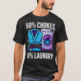 T-shirt Jiu Jitsu Brésilien 50 Étranglements 50 Lessives