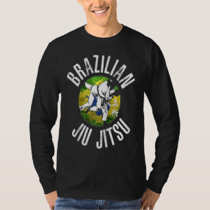 T-shirt Jiu Jitsu Brésilien Drapeau Brésilien pour Jujitsu