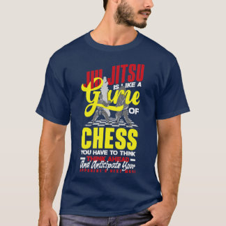 T-shirt Jiu Jitsu Est Comme Un Jeu D'échecs Jiu Jitsu 1