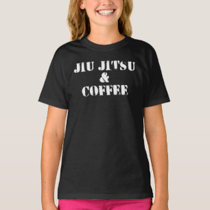 T-shirt Jiu Jitsu Et Café