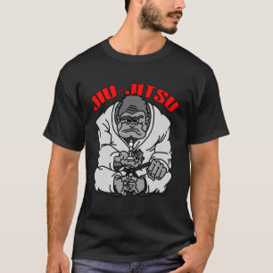 T-shirt Jiu Jitsu Gorilla Échecs Brésil Jiu Jitsu BJJ MM