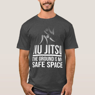 T-shirt Jiu Jitsu Le sol est mon espace sécurisé 3