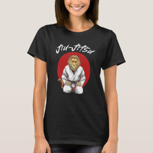 T-shirt Jiu Jitsu Lion Brésilien Jiu Jitsu Mixed martial a